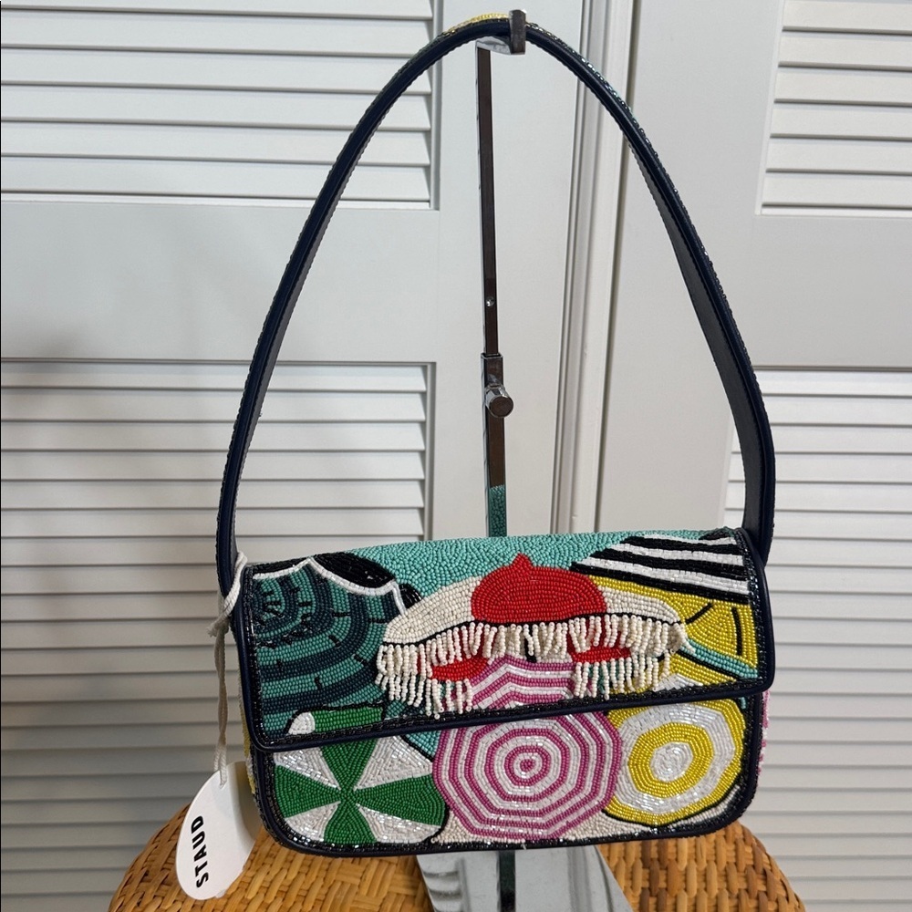 STAUD Tommy Umbrellas bag - Beach / Pool Flip Flops Resort Brand New - Picture 2 of 7